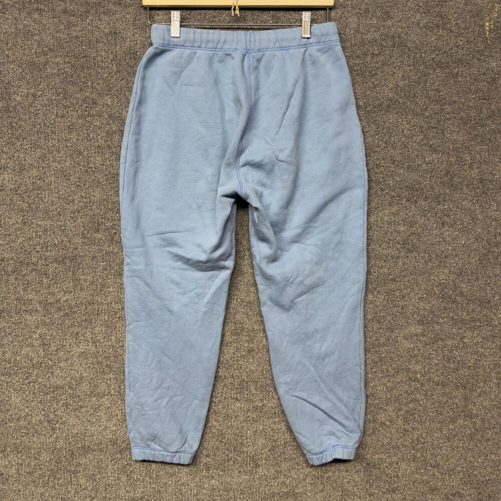 Reformation Fleece Sweatpants Womens Small Baby Blue Organic Cotton Jogger USA